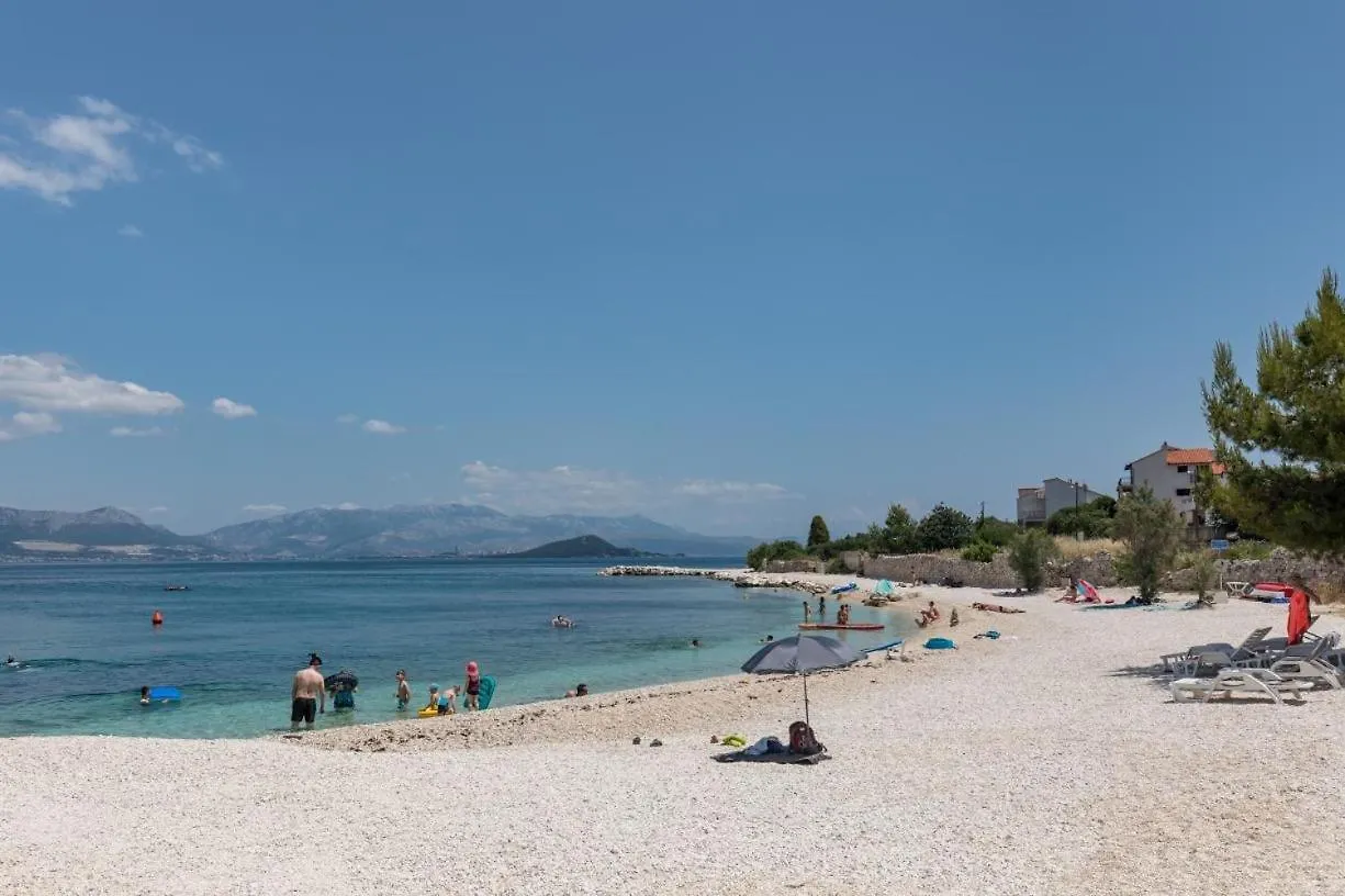Apartment In Arbanija With Sea View, Terrace, Air Conditioning, Wifi 5139-1 Trogir 0*,  Croatia